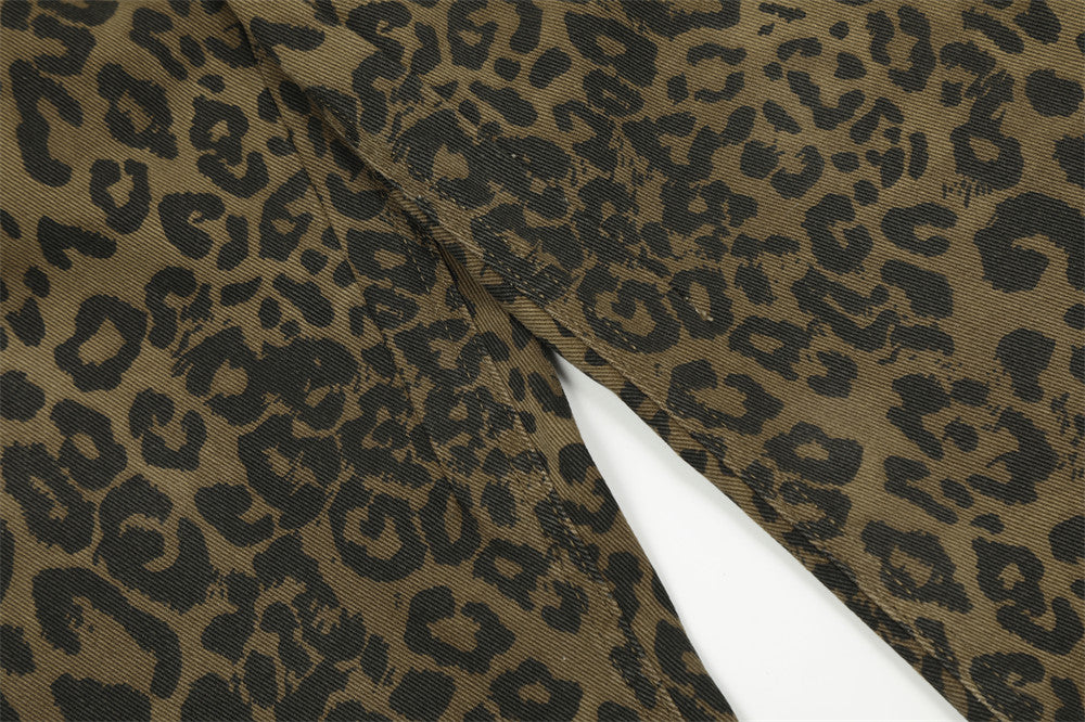 Jaxon | Pantalon Cargo Camouflage Léopard Homme