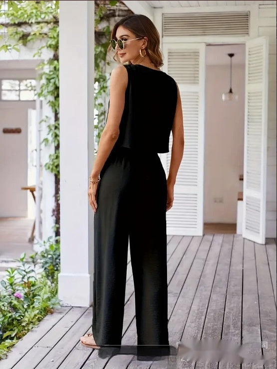 Lauraine | Ensemble Femme Sans Manches & Pantalon
