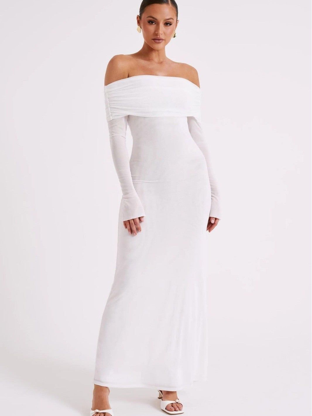 Élégance | Robe Dos Nu à Épaules Dénudées