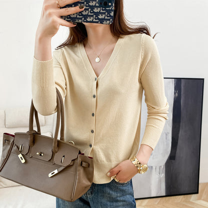Cardina | Cardigan Court en Viscose Élégant