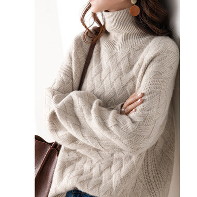 Maya | Pull Col Roulé Femme en Maille