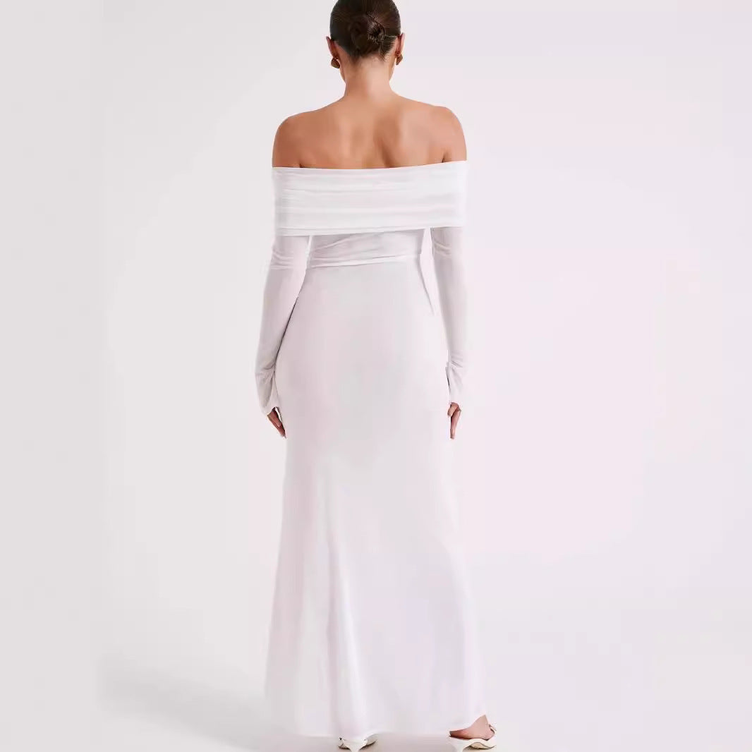 Élégance | Robe Dos Nu à Épaules Dénudées