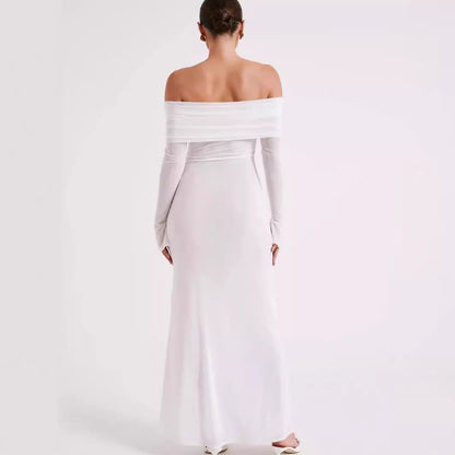 Élégance | Robe Dos Nu à Épaules Dénudées