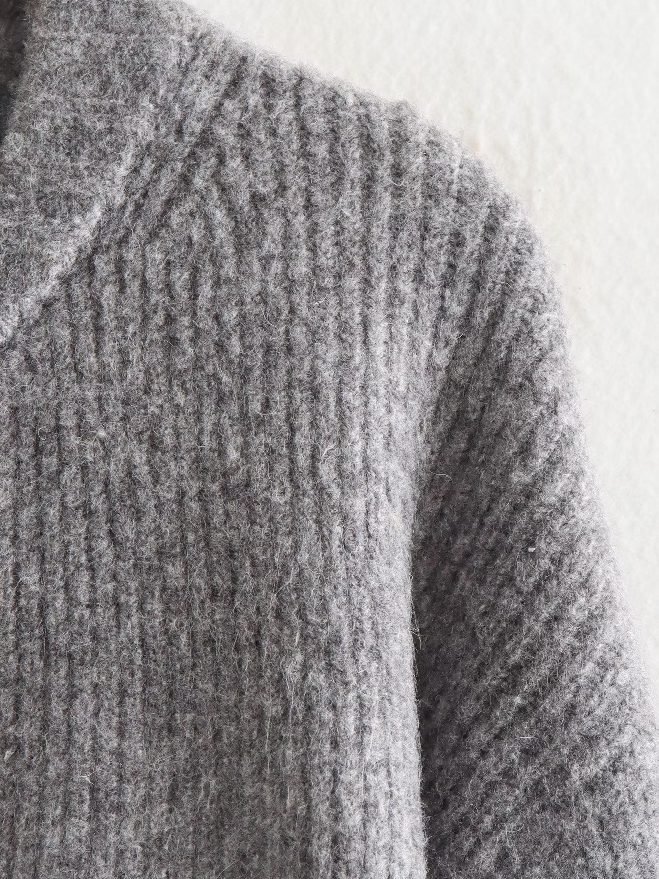 Elena | Cardigan Zippé Col Rond Manches Longues