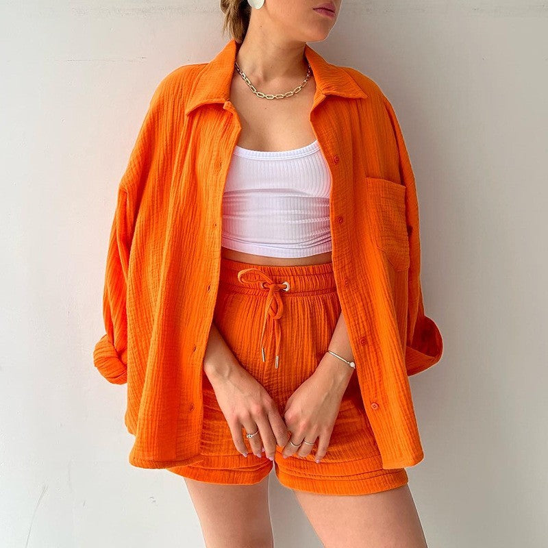 Liora | Ensemble à Taille Haute & Chemise
