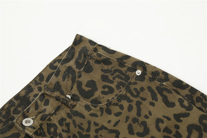Jaxon | Pantalon Cargo Camouflage Léopard Homme