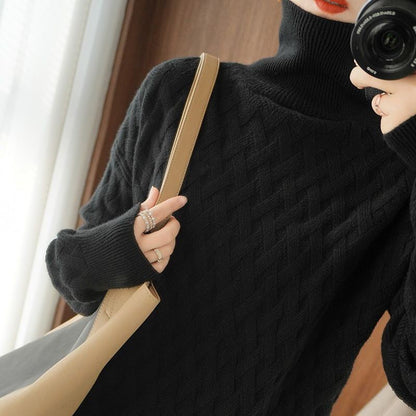 Maya | Pull Col Roulé Femme en Maille