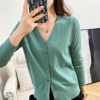 Cardina | Cardigan Court en Viscose Élégant