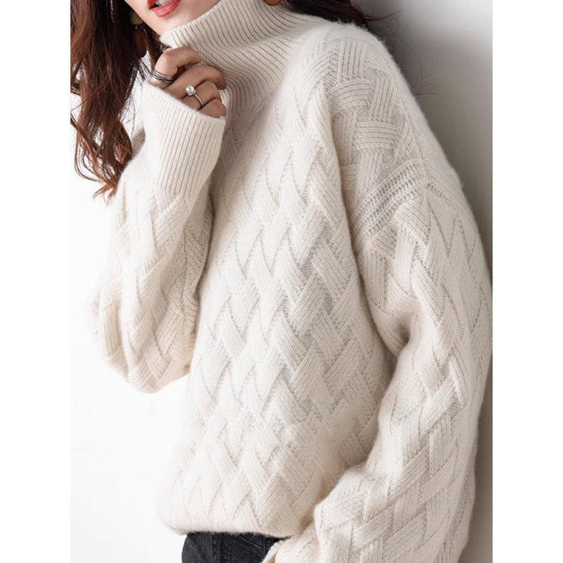 Maya | Pull Col Roulé Femme en Maille