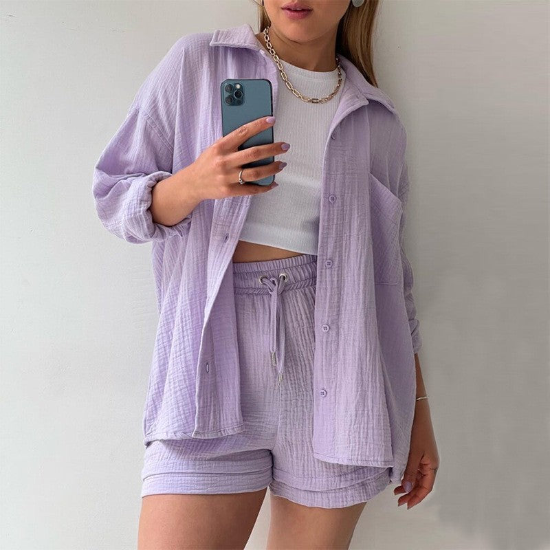 Liora | Ensemble à Taille Haute & Chemise