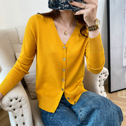 Cardina | Cardigan Court en Viscose Élégant