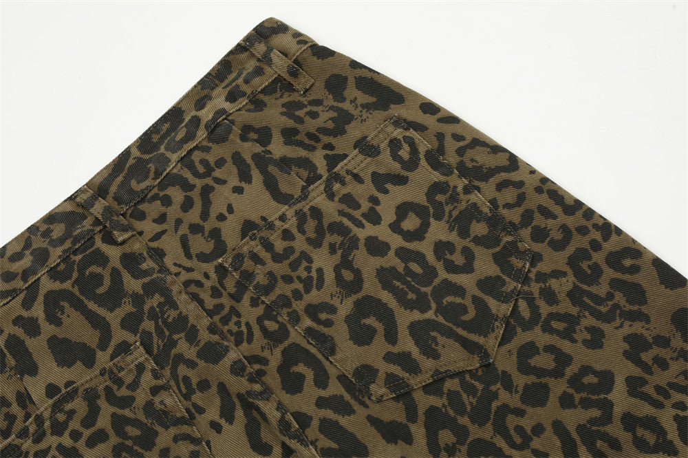Jaxon | Pantalon Cargo Camouflage Léopard Homme