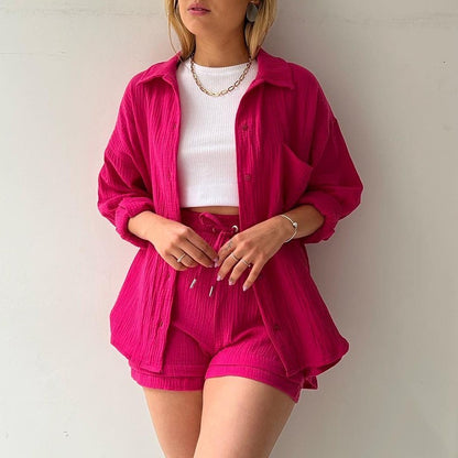 Liora | Ensemble à Taille Haute & Chemise