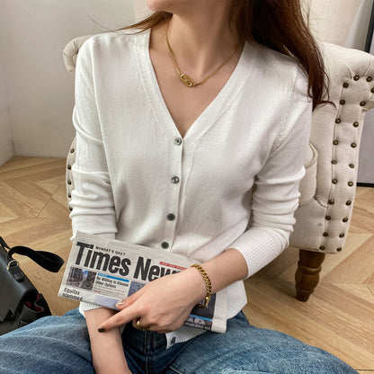 Cardina | Cardigan Court en Viscose Élégant
