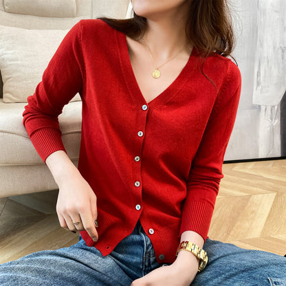 Cardina | Cardigan Court en Viscose Élégant
