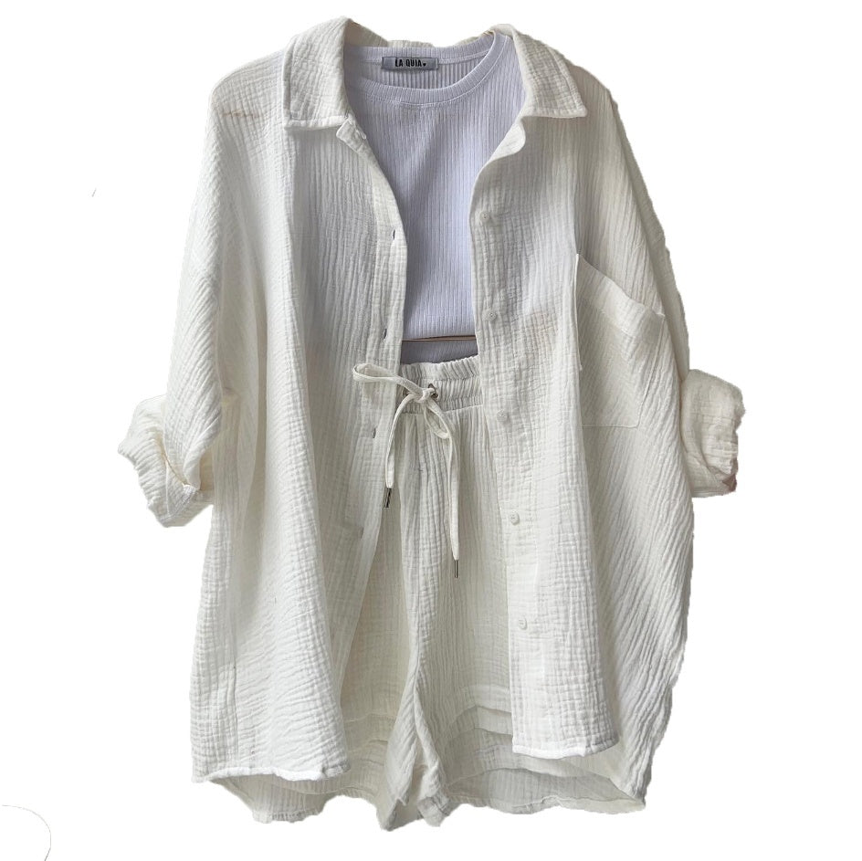 Liora | Ensemble à Taille Haute & Chemise