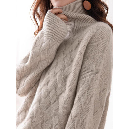 Maya | Pull Col Roulé Femme en Maille