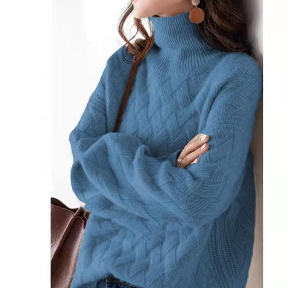 Maya | Pull Col Roulé Femme en Maille