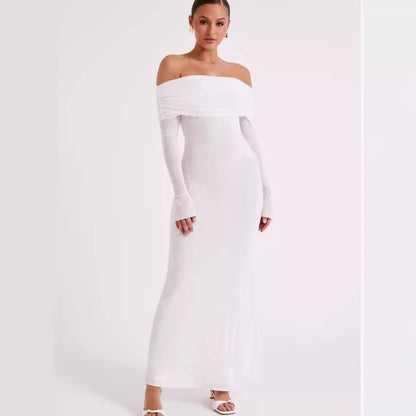 Élégance | Robe Dos Nu à Épaules Dénudées