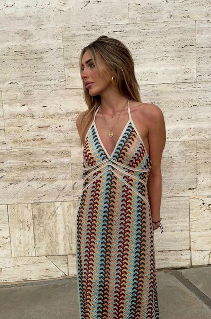 Dentelle | Robe Longue de Plage Féminine